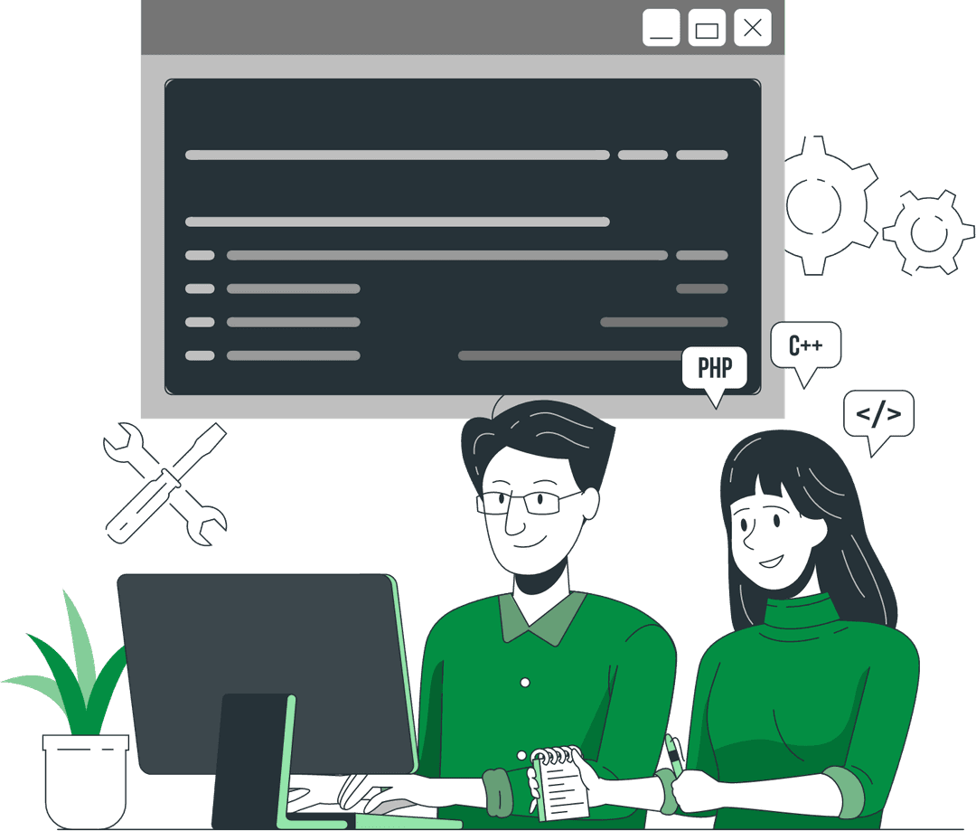 Illustration showing 10+ years of experience